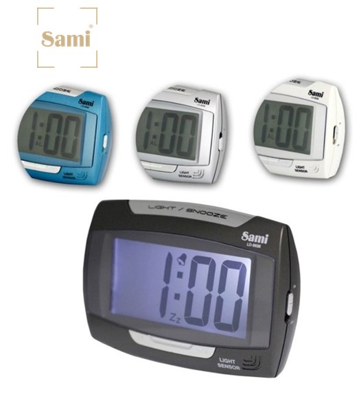 SAMLD9936  DESPERTADOR SAMI LCD COLORES SURTIDOS