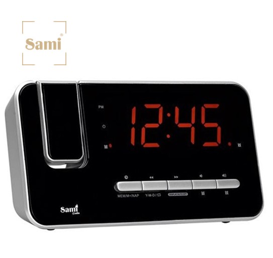 SAMRS1004  RADIO RELOJ SAMI CON PROYECTOR ROTATIVO