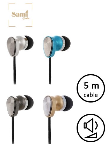 SAMRS11423  AURICULARES SAMI TV FIVE CABLE 5 M.