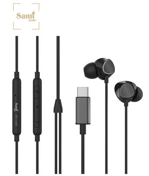 SAMRS11428NG  AURICULAR SAMI USB TIPO C NEGRO