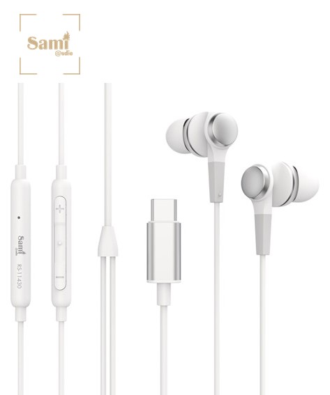 SAMRS11430BL  AURICULAR SAMI USB TIPO C BLANCO