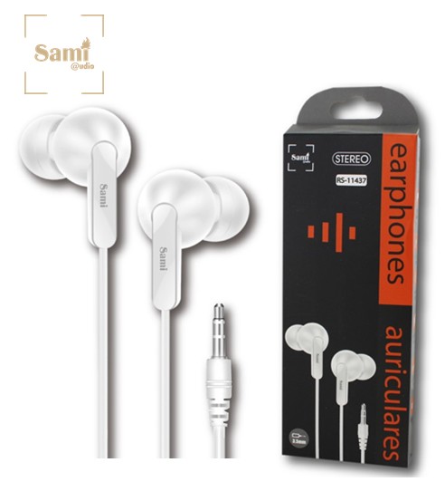 SAMRS11437BL  AURICULAR SAMI SILICONA BLANCO