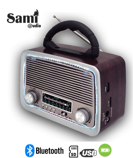 SAMRS11807  RADIO SAMI MADERA RETRO