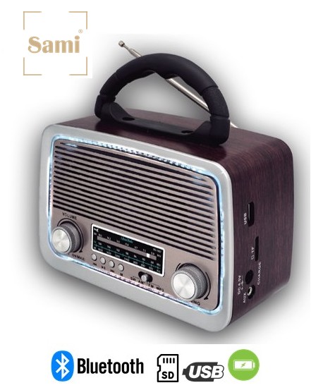 SAMRS11807  RADIO SAMI MADERA RETRO