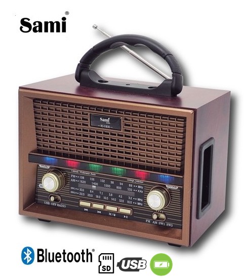 SAMRS11818  RADIO SAMI VINTAGE 4 BANDAS