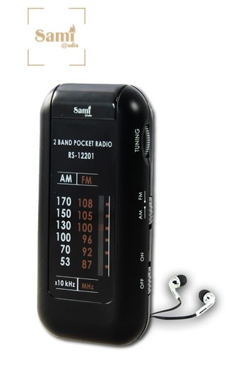SAMRS12201NG  RADIO BOLSILLO SAMI AM/FM NEGRO