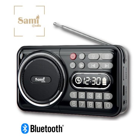 SAMRS12604  RADIO SAMI FM MULTIMEDIA PORTÁTIL RECARGABLE