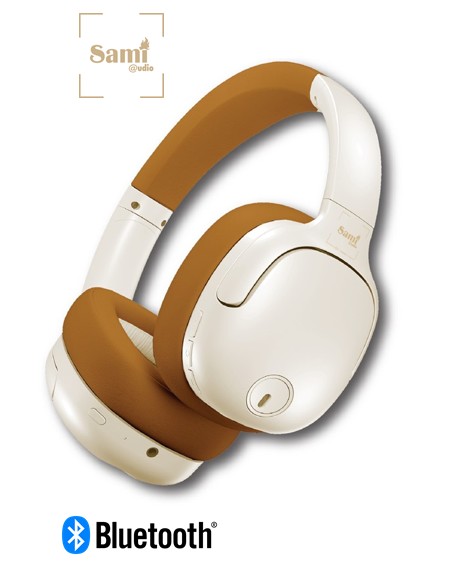 SAMRS13404MA  AURICULAR ARO SAMI DJX  BLUETOOTH MARRÓN BEIGE