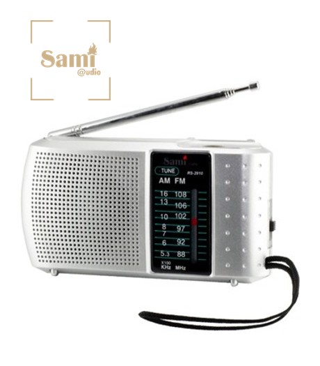 SAMRS2910  RADIO PORTATIL SAMI AM/FM PLATA