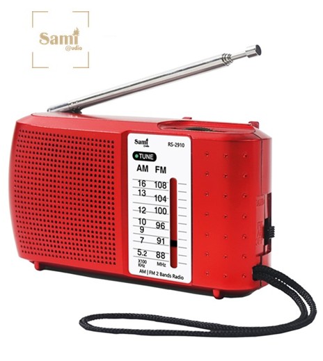 SAMRS2910RJ  RADIO PORTATIL SAMI AM/FM ROJO