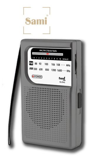 SAMRS2940GR  RADIO PORTÁTIL SAMI AM/FM GRIS