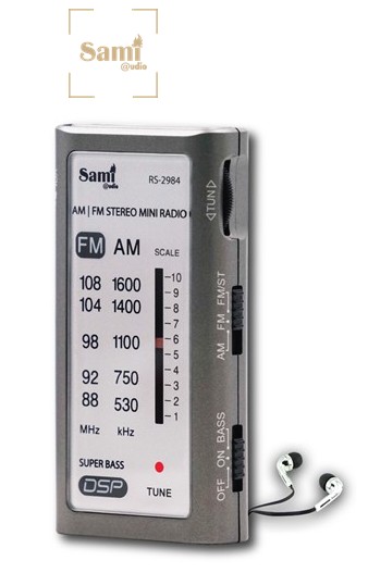 SAMRS2984  RADIO SAMI MINI XS AM/FM