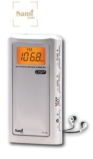 SAMRS2985  RADIO SAMI MINI XS 2 BANDAS DIGITAL
