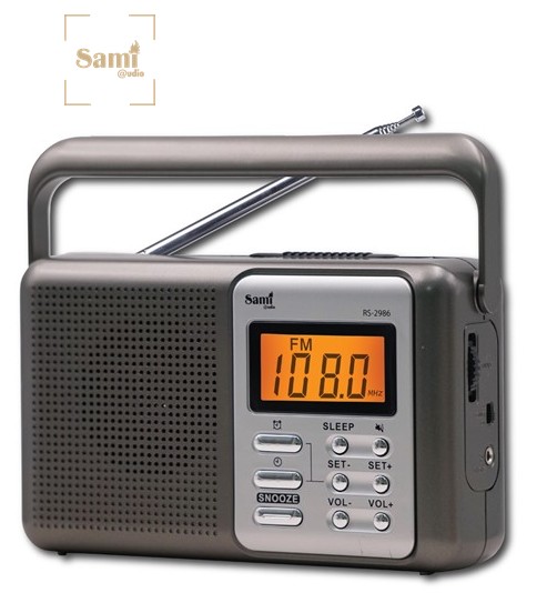 SAMRS2986  RADIO SAMI AC/DC 2 BANDAS DIGITAL C/SLEEP