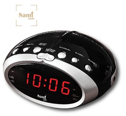 SAMRS4735  RADIO RELOJ SAMI DIGITAL AM/FM ENTRADA AURICULAR