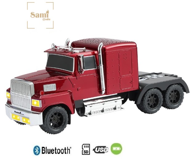 SAMRS9107RJ  ALTAVOZ BLUETOOTH SAMI CABEZA TRACTORA ROJO