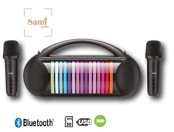 SAMRS990  ALTAVOZ BLUETOOTH SAMI KARAOKE C/ 2 MICROS