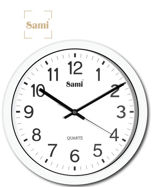 SAMRSP11618  RELOJ DE PARED SAMI HD TAIWAN BLANCO 30CM