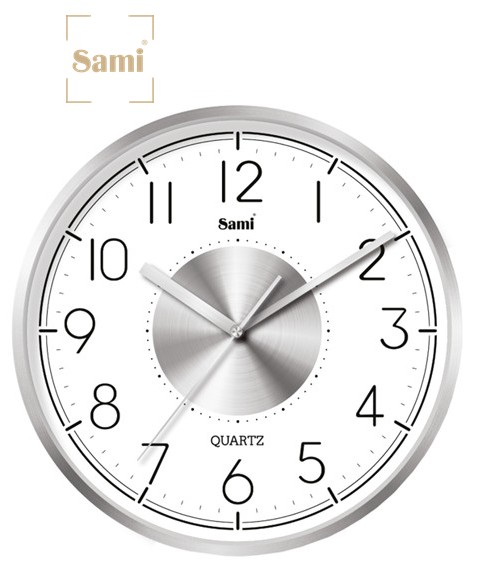 SAMRSP11639  RELOJ DE PARED SILENCIOSO SAMI TAIWAN ALUMINIO