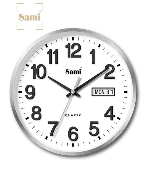 SAMRSP11641  RELOJ DE PARED SAMI HD TAIWAN ALUMINIO 30CM