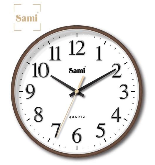 SAMRSP11643  RELOJ DE PARED SAMI HD TAIWAN MADERA 30CM