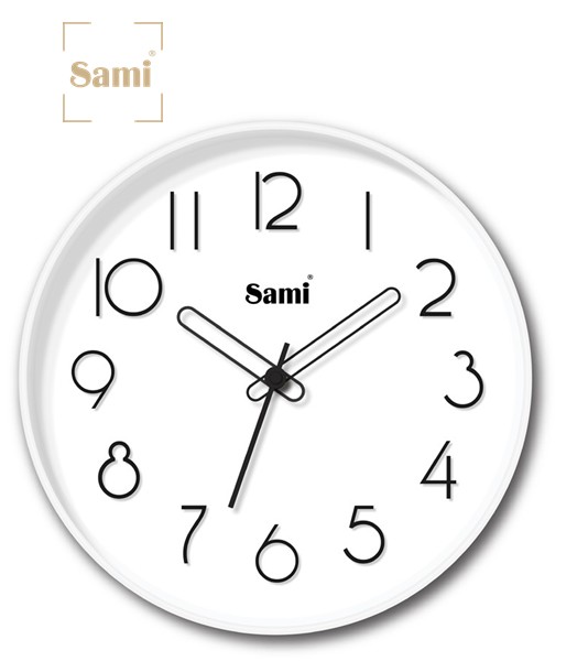 SAMRSP11645  RELOJ DE PARED SAMI HD TAIWAN BLANCO 30CM