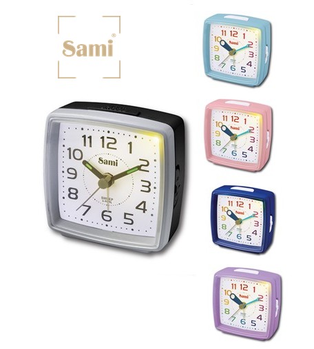 SAMS99101  DESPERTADOR SAMI COLORES SURTIDOS