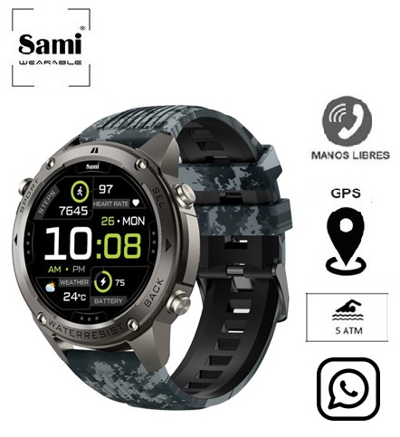 SAMWS2391GM  SMARTWATCH SAMI GPS 5 GRIS MILITAR