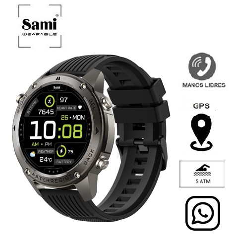 SAMWS2391NG  SMARTWATCH SAMI GPS 5 NEGRO