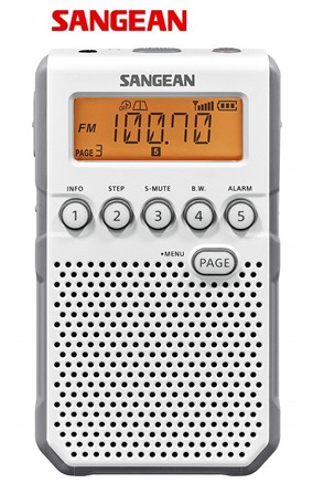 SGNDT800BL  RADIO SANGEAN BOLSILLO DIGITAL BLANCA