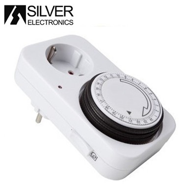 SIL49400  PROGRAMADOR SILVER ANALÓGICO CON BOTÓN ON/OFF