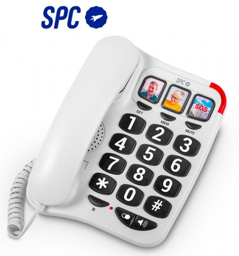 SPC3295B  TELÉFONO SPC SOBREMESA TECLAS GRANDES