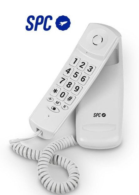 SPC3610BL  TELÉFONO SPC SOBREMESA-PARED ORIGINAL LITE 2 BLANCO