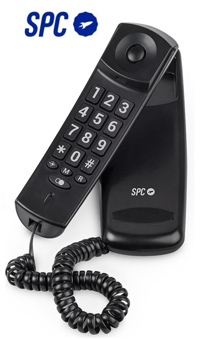 SPC3610NG  TELÉFONO SPC SOBREMESA-PARED ORIGINAL LITE 2 NEGRO