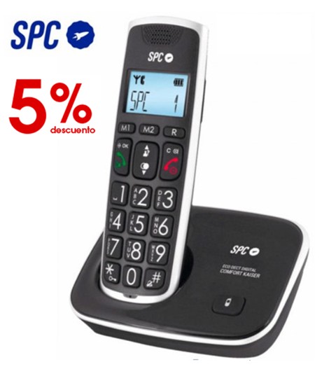 SPC7608  TELÉFONO SPC INALÁMBRICO TECLAS GRANDES