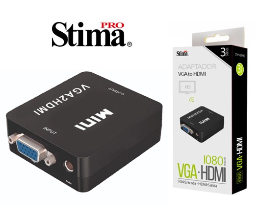 STISVH8990  ADAPTADOR STIMA VGA A HDMI SERIE 3