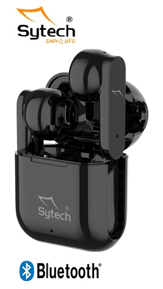 SYTSYTWS410NG  AURICULARES SYTECH TWS QSLIDE NEGRO