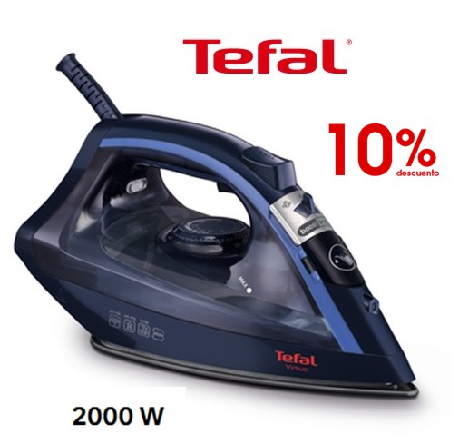 TEFFV1713  PLANCHA DE VAPOR TEFAL VIRTUO 2000W.