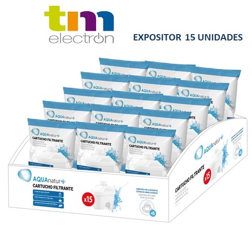 TMEFIL115  EXPOSITOR 15 FILTROS TM ELECTRON AQUA NATUR