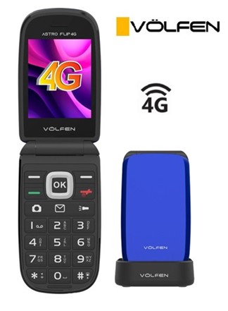 VOLASTROFLIP4AZ  TELÉFONO MÓVIL VOLFEN ASTRO FLIP 4G AZUL