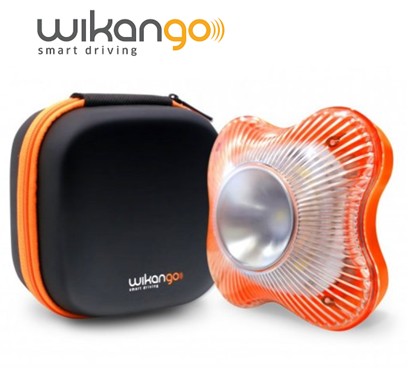 WIKFLASHLED  BALIZA DE SEÑALIZACIÓN HOMOLOGADA V16 WIKANGO (exp 9 ud)